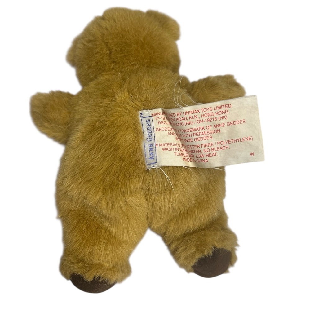 Vintage Anne Geddes Baby Doll Bear Costume Plush Unimax Toys 1990s - Picture 5 of 8